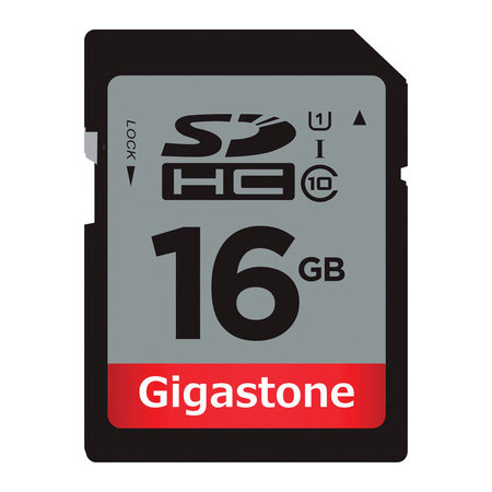 GIGASTONE Gigastone 16Gb Sdhc Card GS-SDHCU116G-R